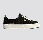 Cariuma Shoes OCA LOW Black Jaguar Print