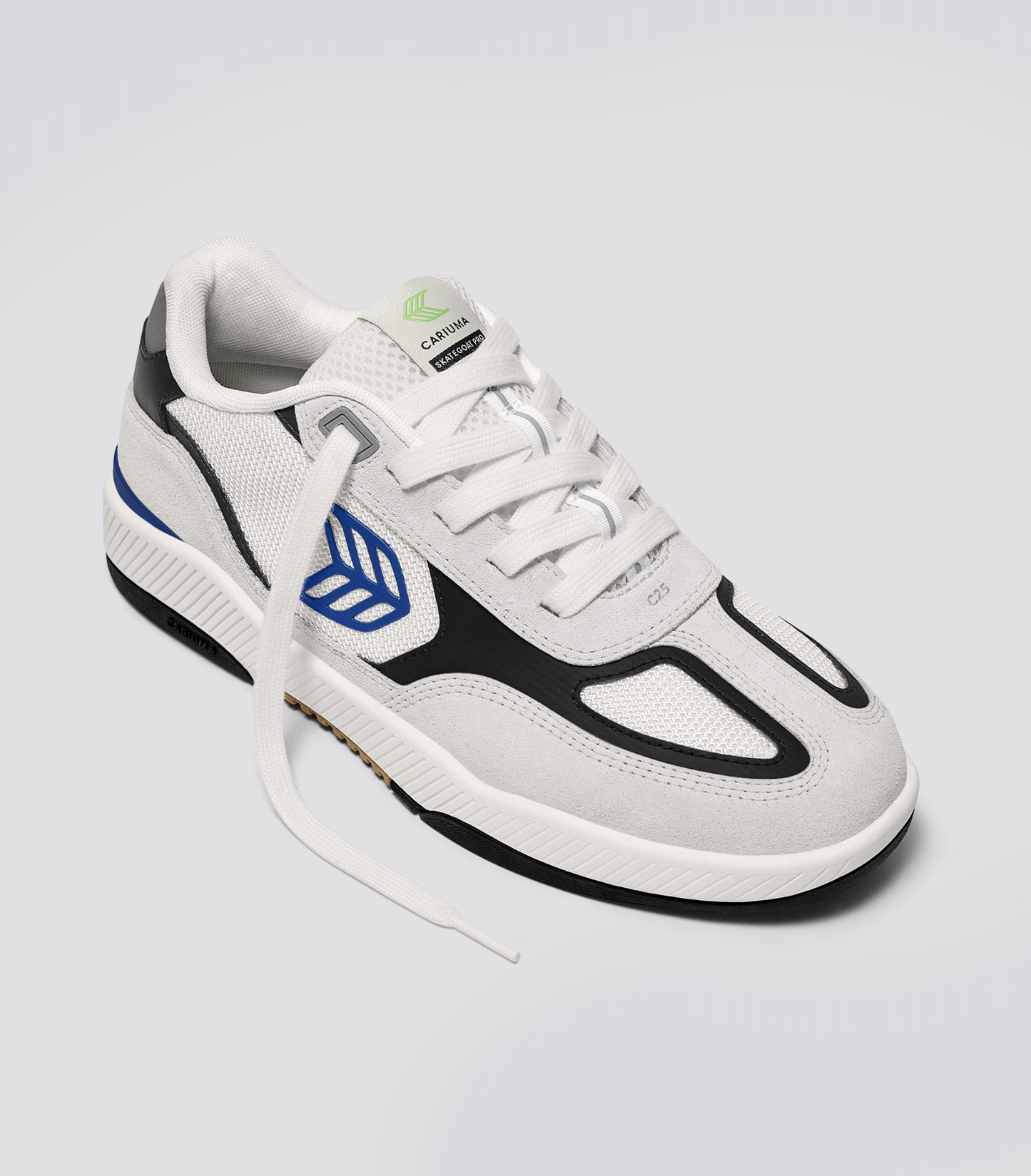 Cariuma Shoes SKATEGOAT C25 PRO Off-White Smoke/Blue&Black
