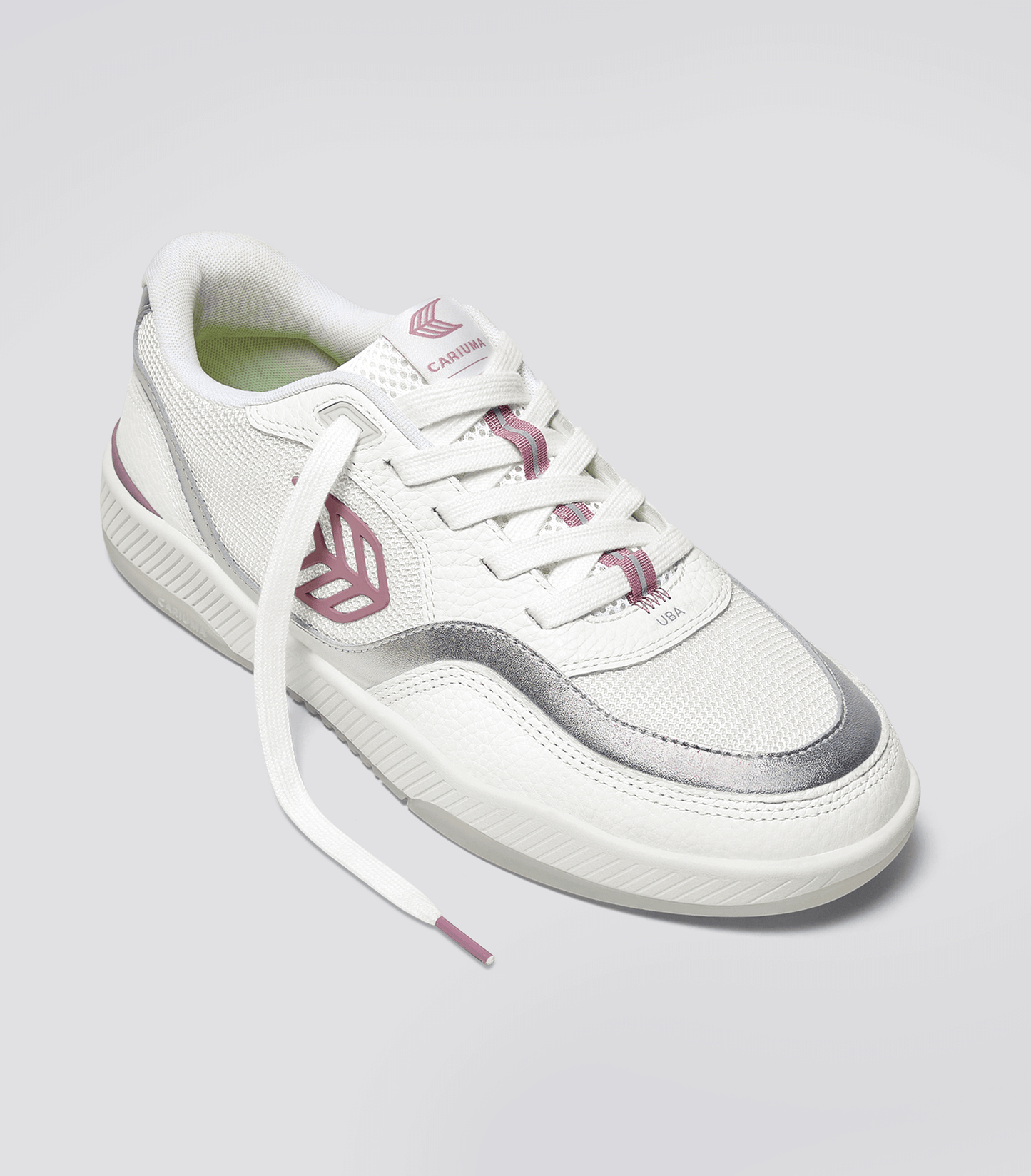 Sapatilhas Cariuma UBA White/Blush Pink&Silver