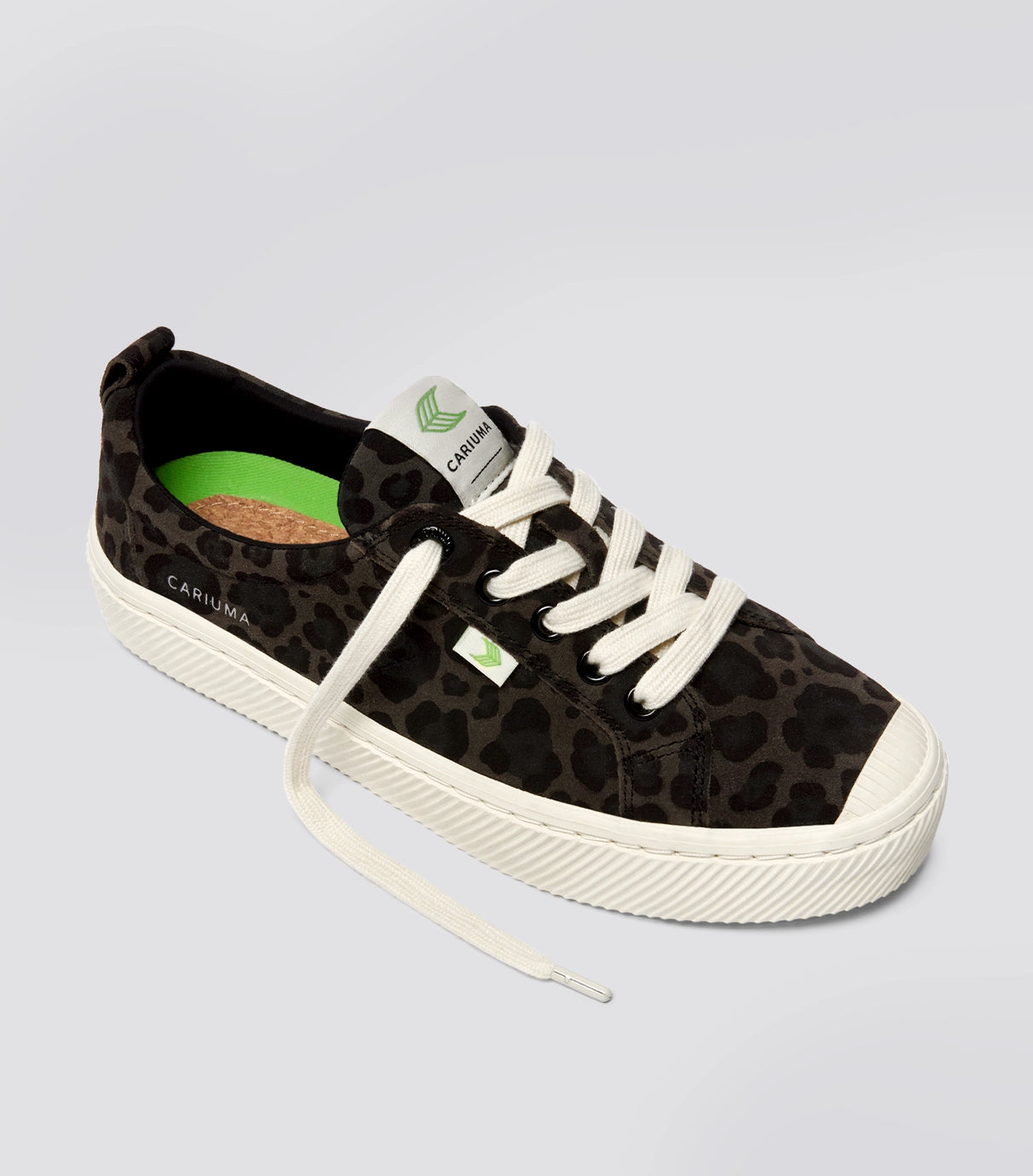 Cariuma Shoes OCA LOW Black Jaguar Print