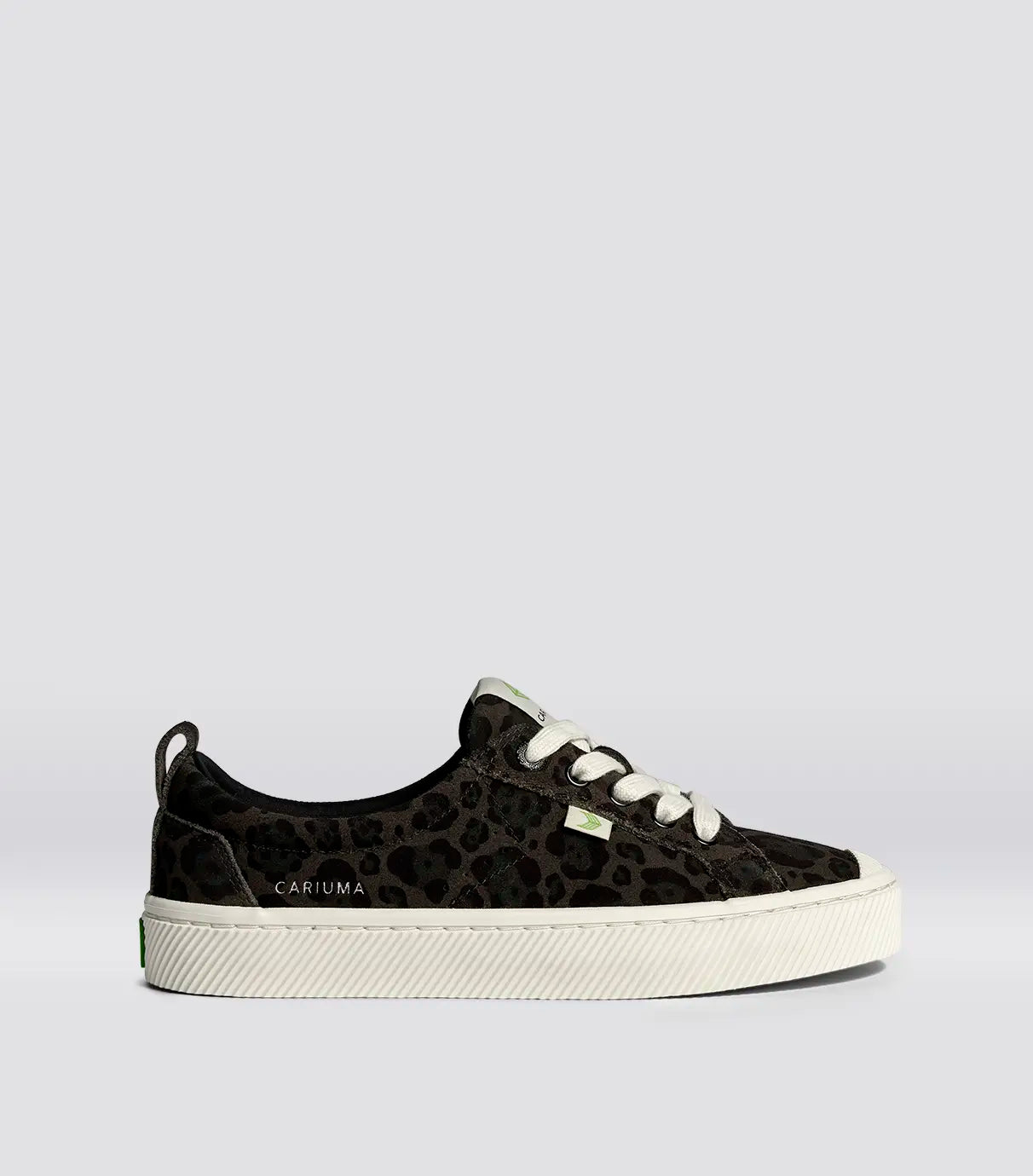 Cariuma Shoes OCA LOW Black Jaguar Print
