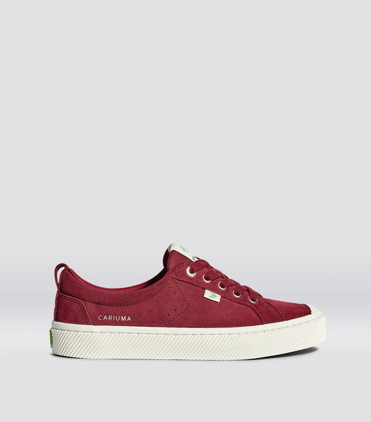 Cariuma Shoes OCA LOW Cabernet Red