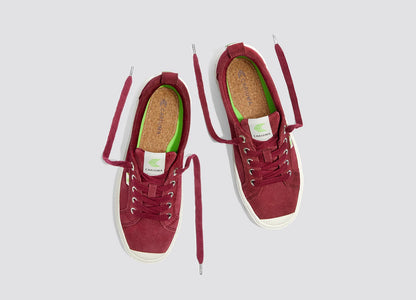 Cariuma Shoes OCA LOW Cabernet Red