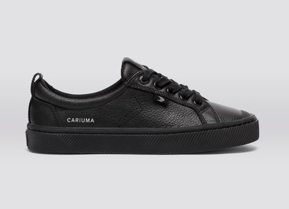 Cariuma Shoes OCA LOW Teak Black Premium Leather