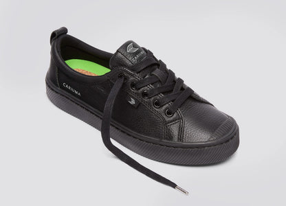 Cariuma Shoes OCA LOW Teak Black Premium Leather