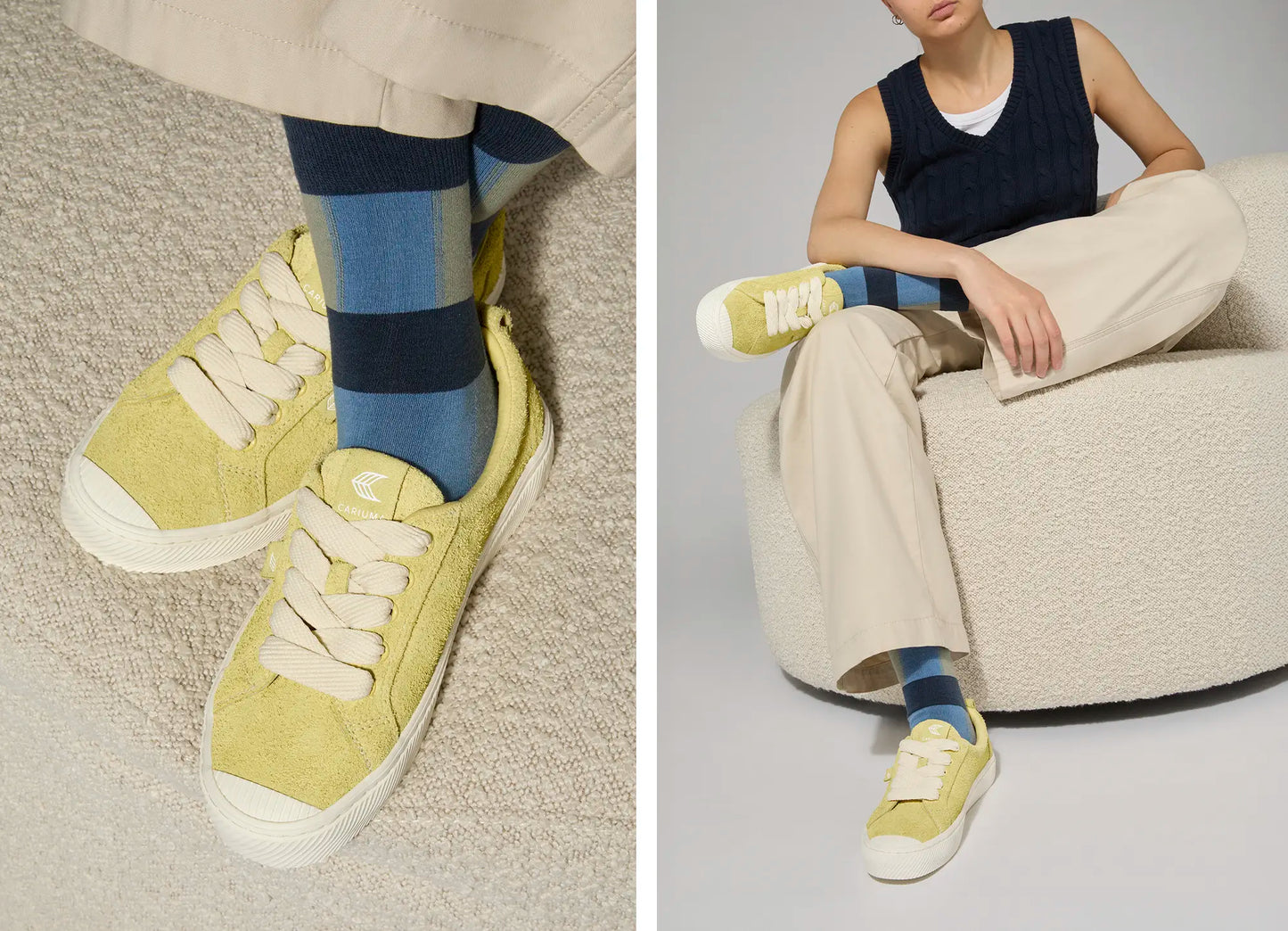 Cariuma Shoes OCA LOW Lemonade Yellow