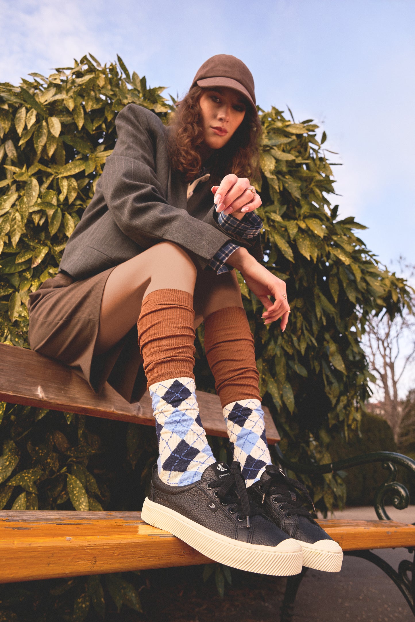 Cariuma Shoes OCA LOW LEATHER Black