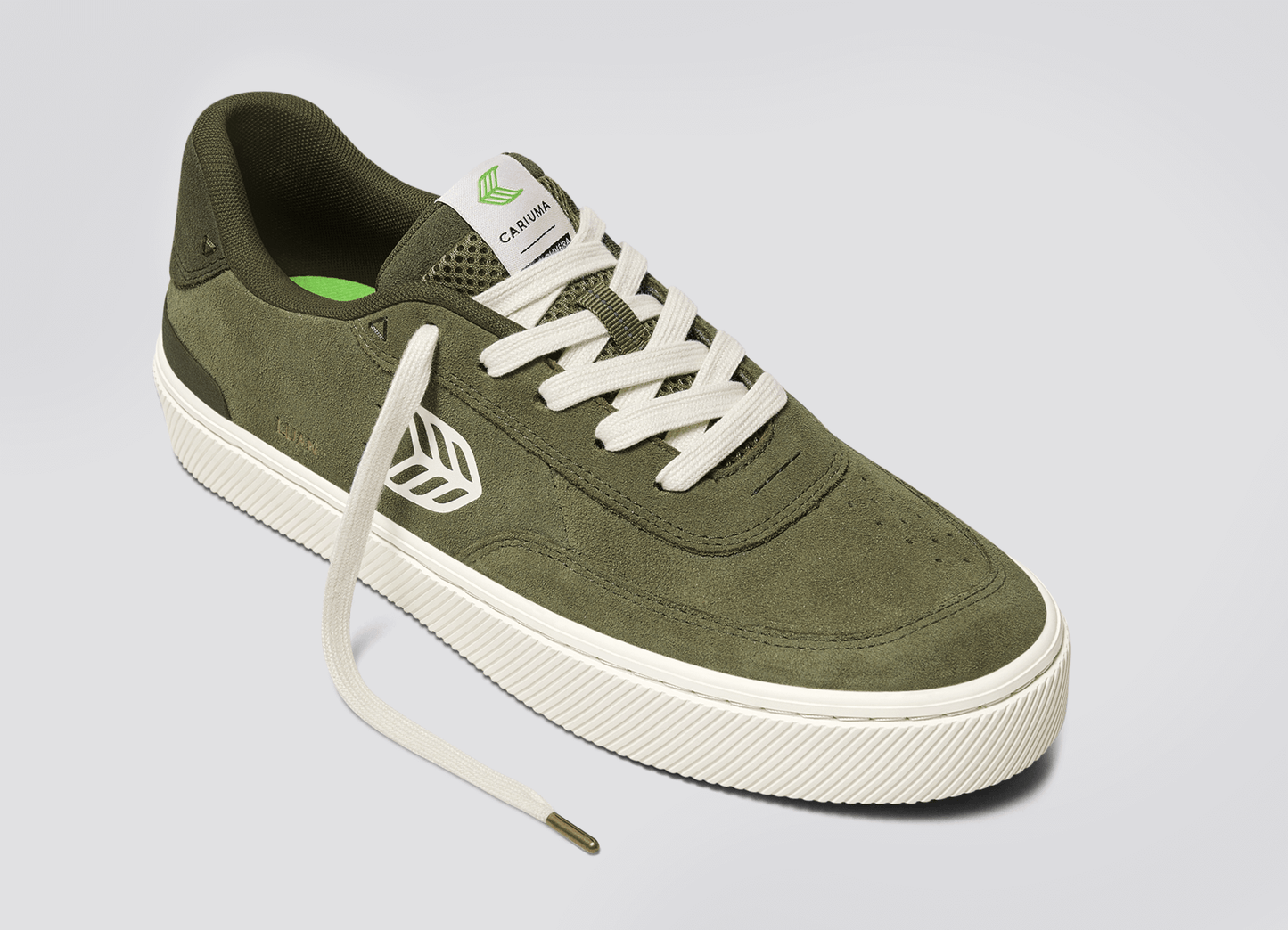 Sapatilhas Cariuma LUAN PRO Verde azeitona/marfim