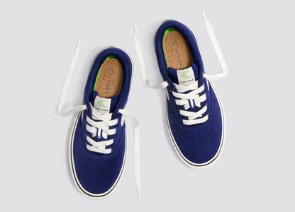 Cariuma Shoes NAIOCA PRO Marine Blue Suede/Ivory