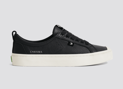 Cariuma Shoes OCA LOW LEATHER Black