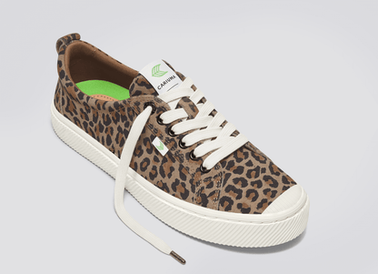 Cariuma Shoes OCA LOW Leopard Print