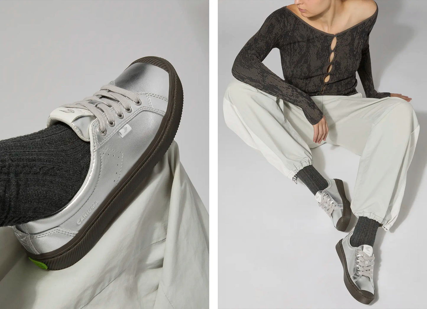 Cariuma Shoes OCA LOW Metallic