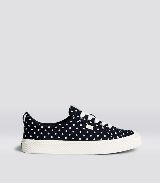 Sapatilhas Cariuma OCA LOW Black Polka Dot