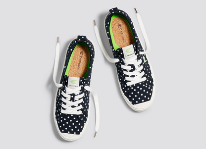 Sapatilhas Cariuma OCA LOW Black Polka Dot