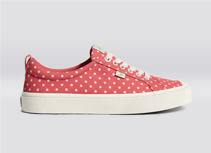 Sapatilhas Cariuma OCA LOW Watermelon/White Polka Dots