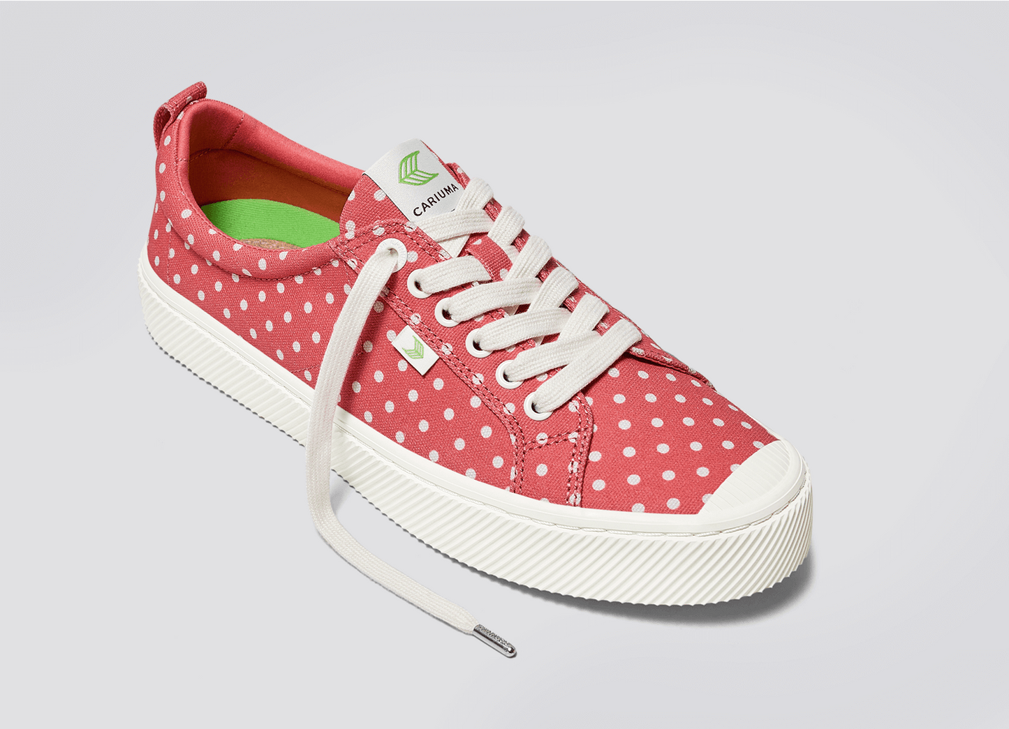 Sapatilhas Cariuma OCA LOW Watermelon/White Polka Dots