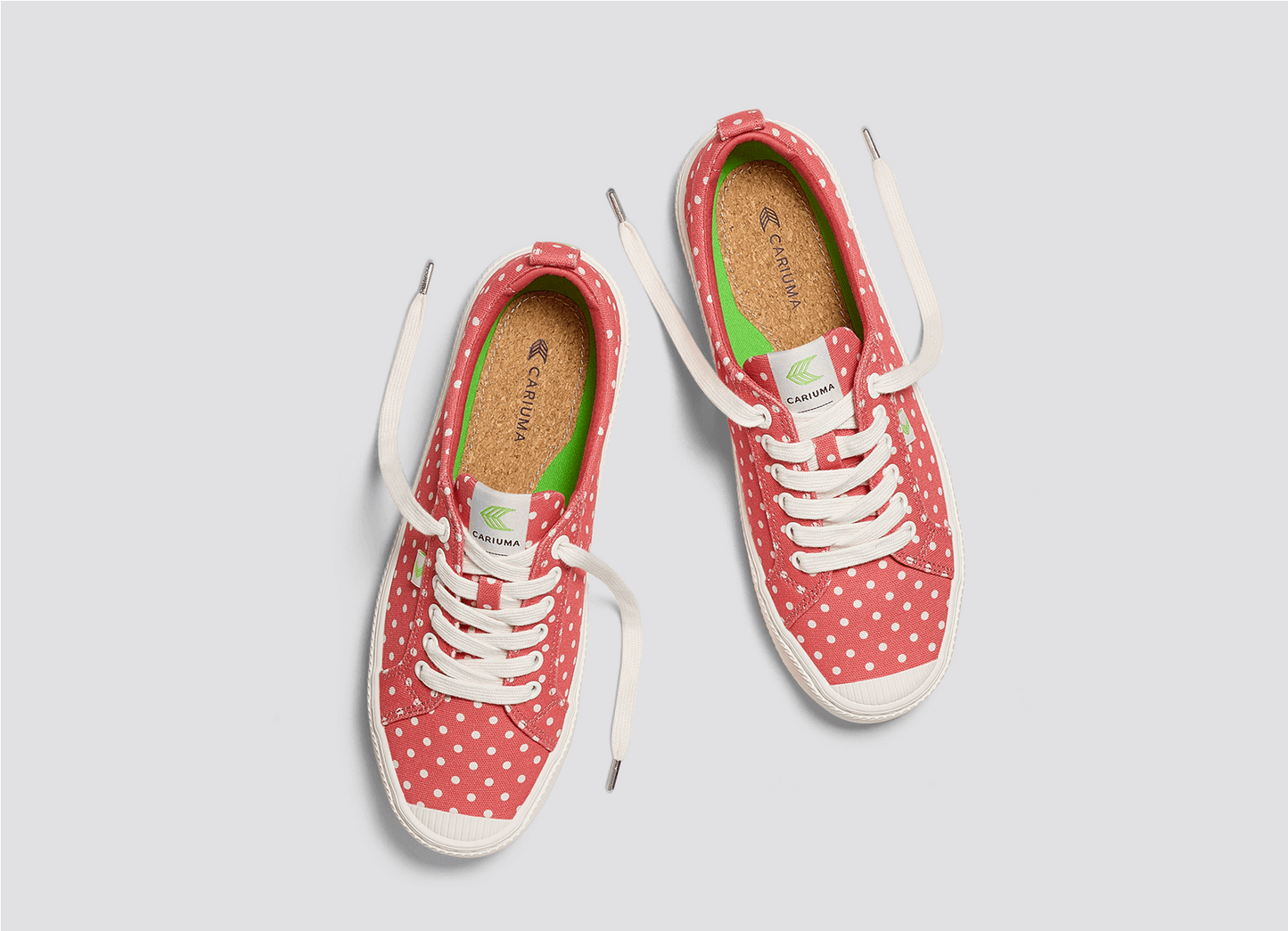 Sapatilhas Cariuma OCA LOW Watermelon/White Polka Dots
