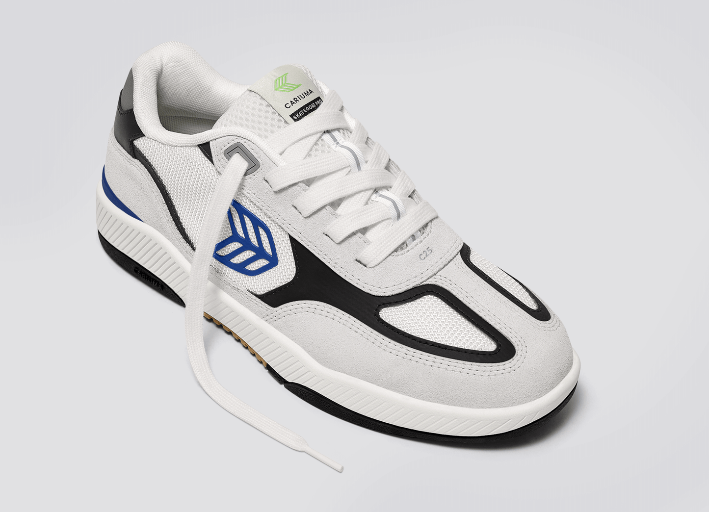 Cariuma Shoes SKATEGOAT C25 PRO Off-White Smoke/Blue&Black