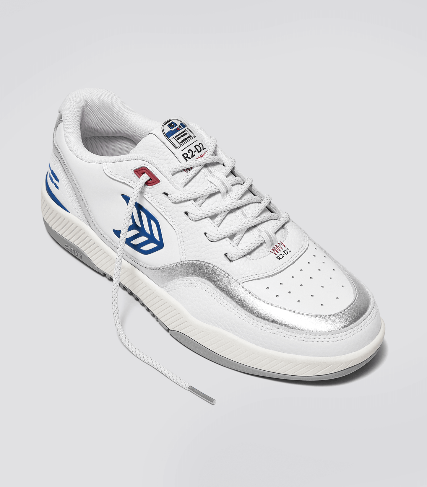 Sapatilhas Cariuma STAR WARS COLLABORATION - R2-D2 UBA PREMIUM White_Blue Logo