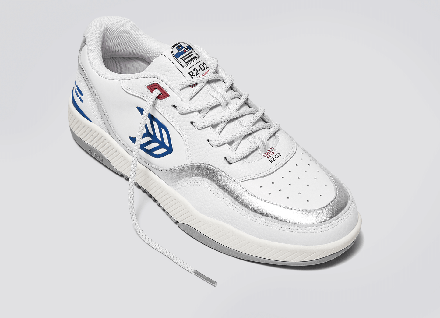 Sapatilhas Cariuma STAR WARS COLLABORATION - R2-D2 UBA PREMIUM White_Blue Logo